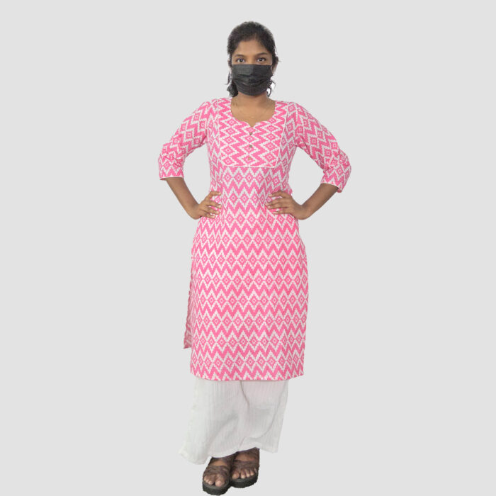 Square Piping Design-Pink